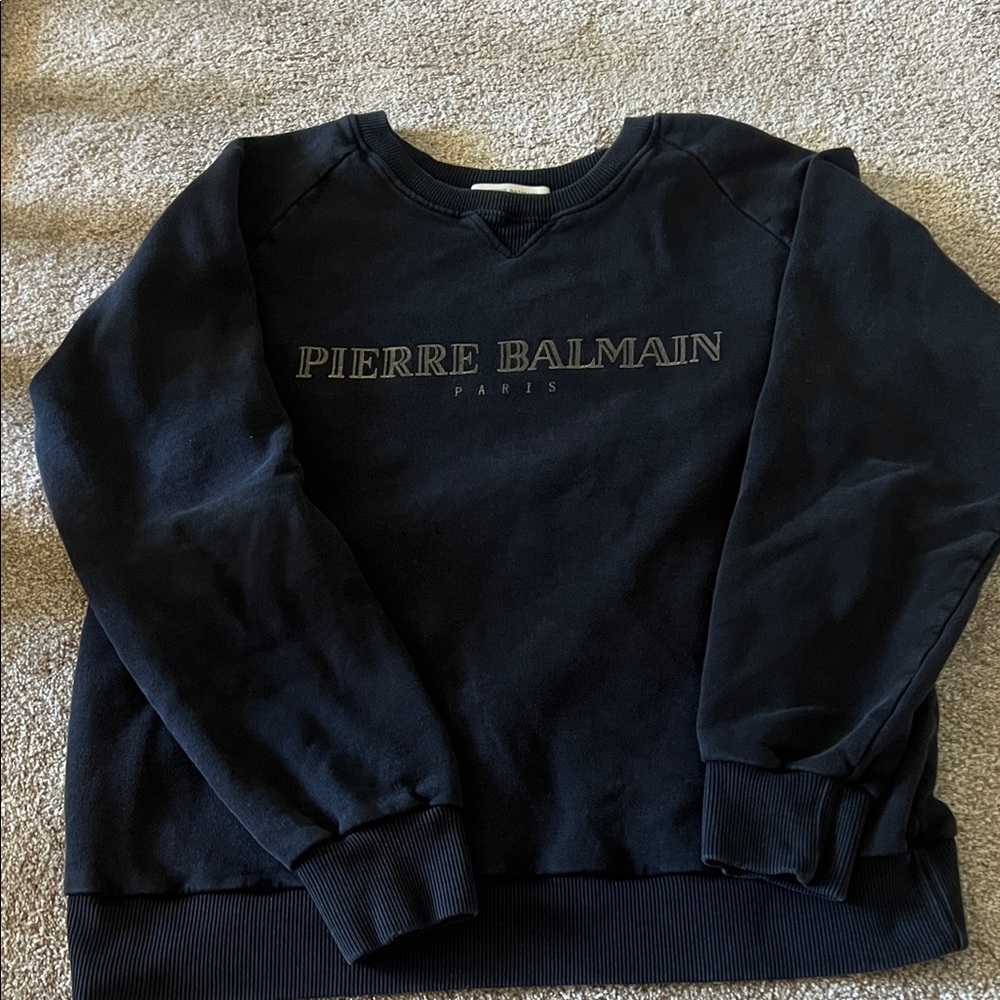 Pierre Balmain Dark Crewneck Sweater